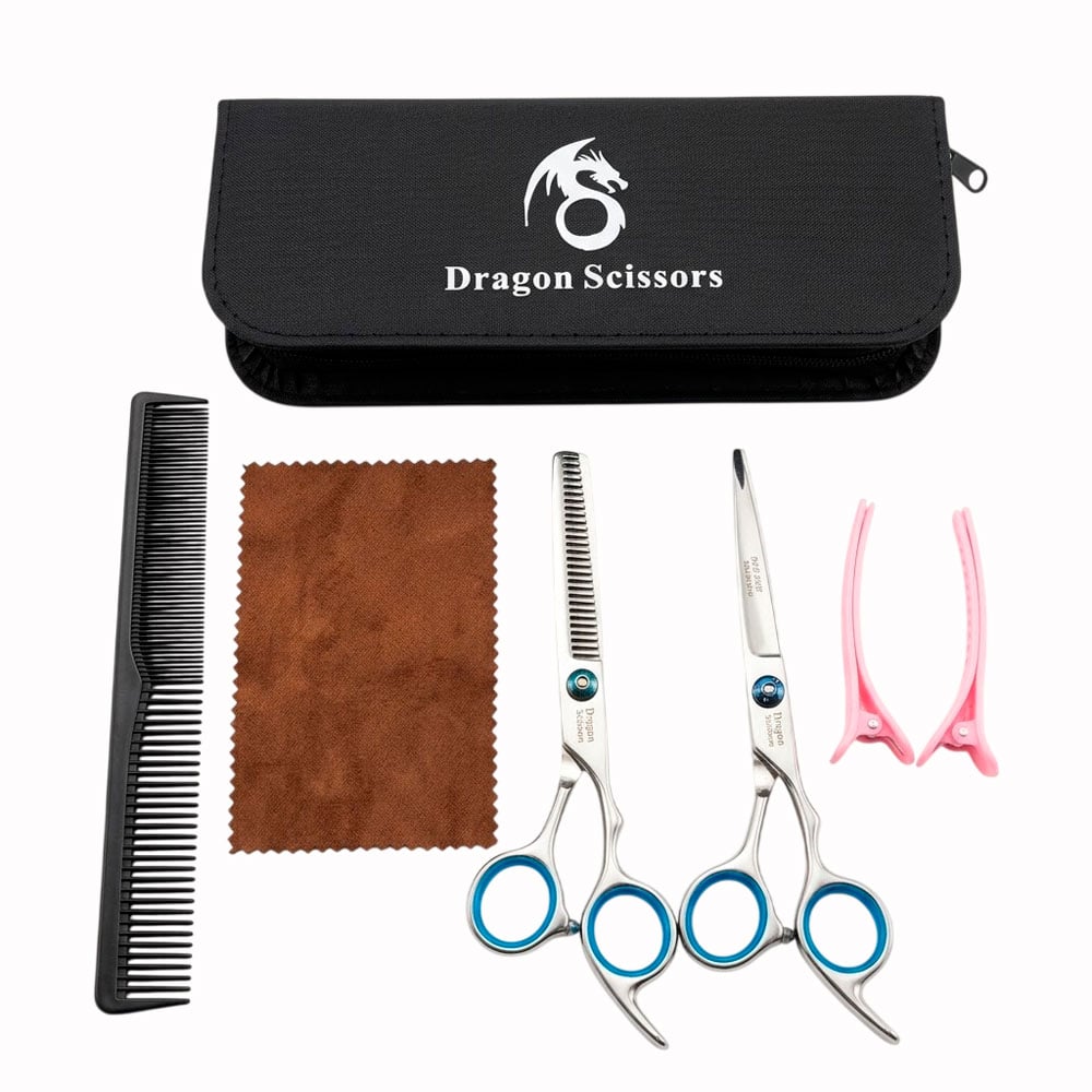 SET DE TIJERAS PARA PERROS Y GATOS CORTE Y ENTRESACADO - 1