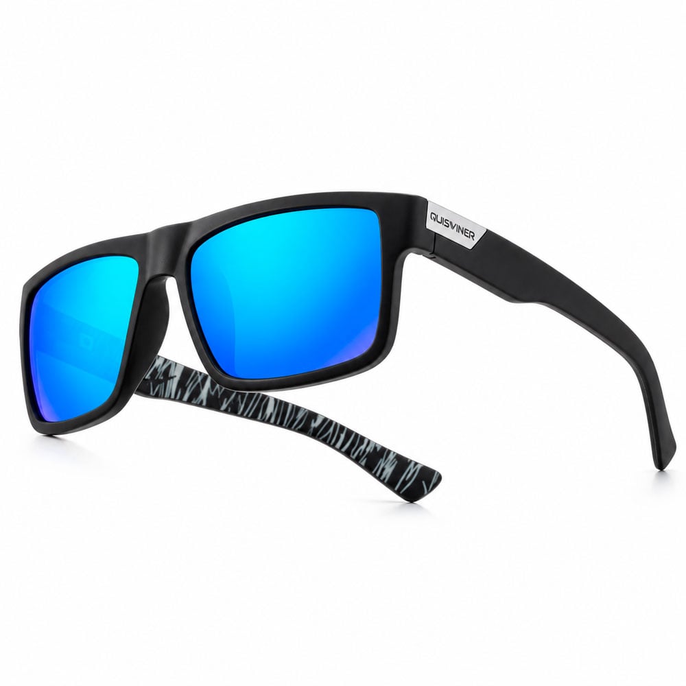 LENTES DE SOL QUISVIKER POLARIZADOS DEPORTIVOS CON ESTUCHE - 2