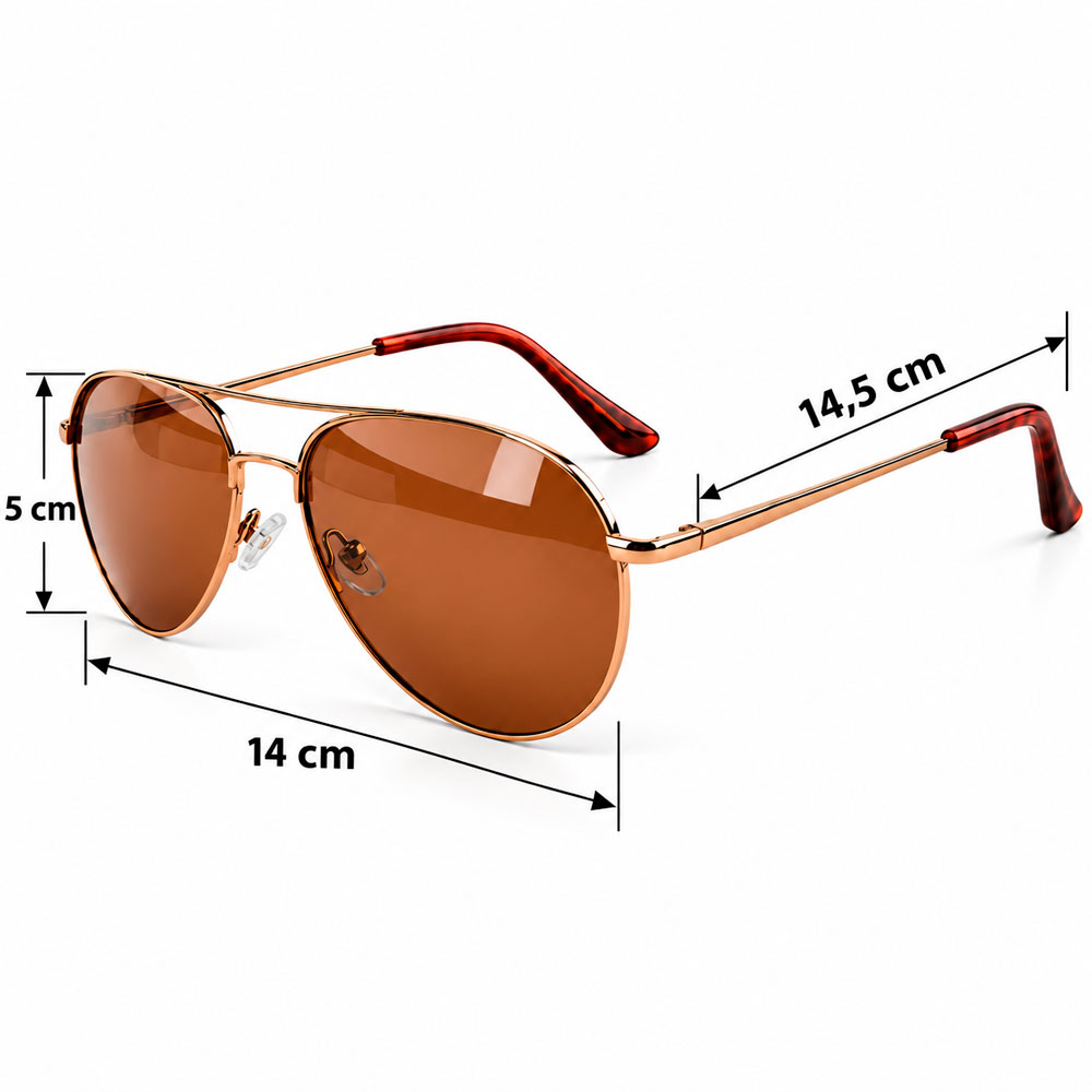 LENTES DE SOL KEVIN S-KEV002 POLARIZADOS ESTILO AVIADOR - 7