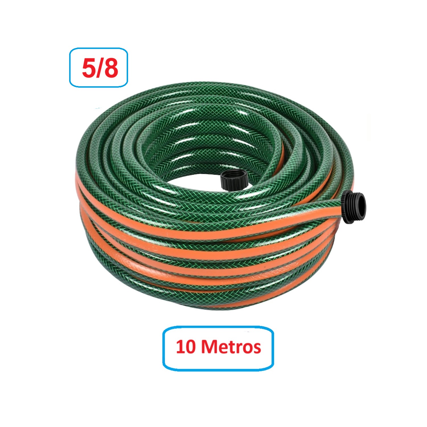 MANGUERA DE RIEGO 5/8' REFORZADA 10 METROS TRUPER - 1