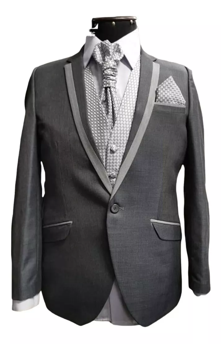 TRAJE ESMOQUIN ALGODÓN HOMBRE ELEGANTE - 1