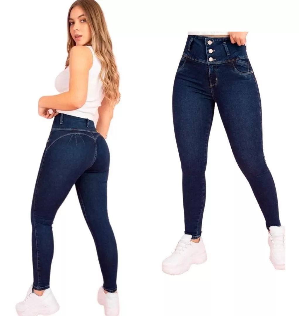 JEANS MUJER PANTALÓN STRECH - 1