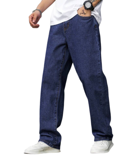 PANTALONES JEANS CLÁSICO RECTO BAGGY PARA CABALLERO - 1