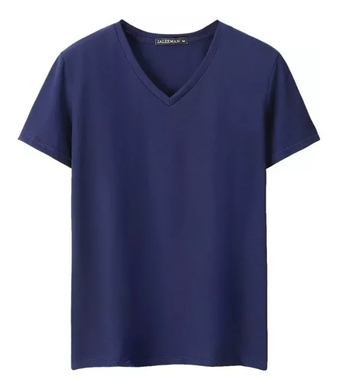 POLOS MANGA CORTA CUELLO V SLIM FIT JUVENILES PARA HOMBRE - 1