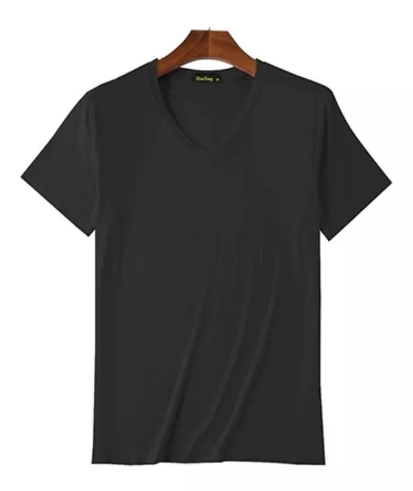 POLOS MANGA CORTA CUELLO V SLIM FIT JUVENILES PARA HOMBRE - 1