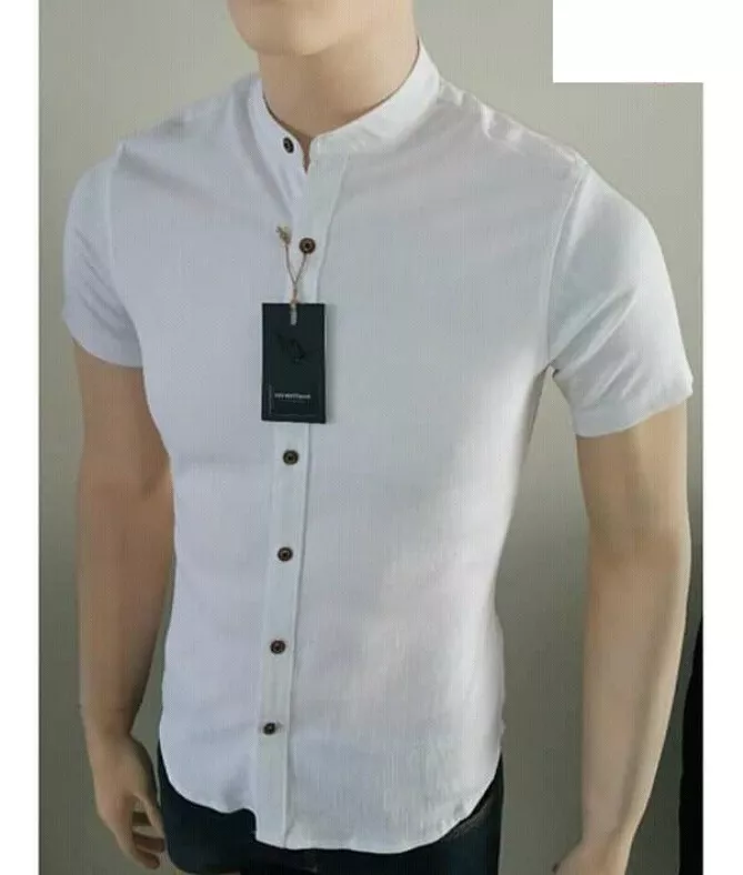 CAMISA MANGA CORTA HOMBRE OTROS NERÚ MAO SLIM FIT - 1