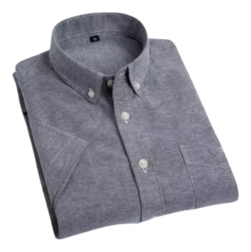 CAMISA MANGA LARGA MUJER OXFORD CORTA - 1