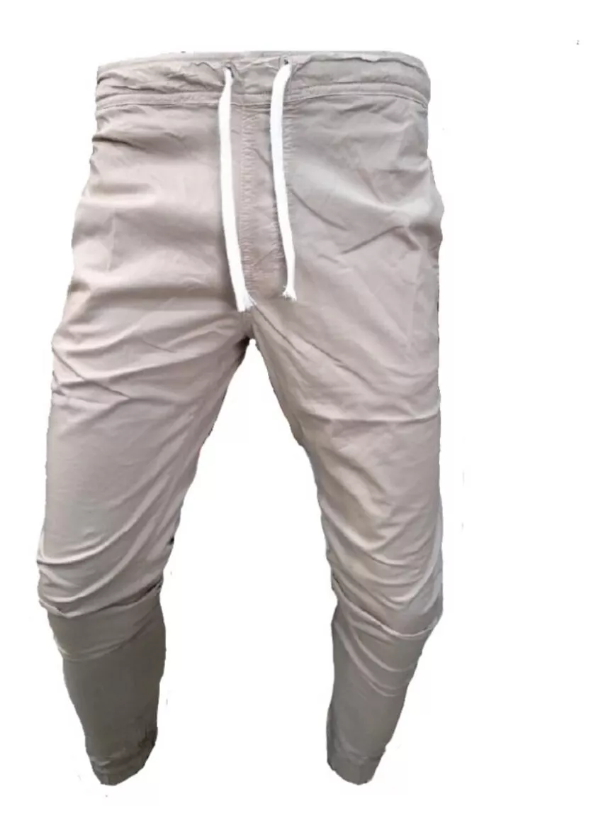 PANTALON JOGGERS DE HOMBRE ALTA CALIDAD SLIM - 1