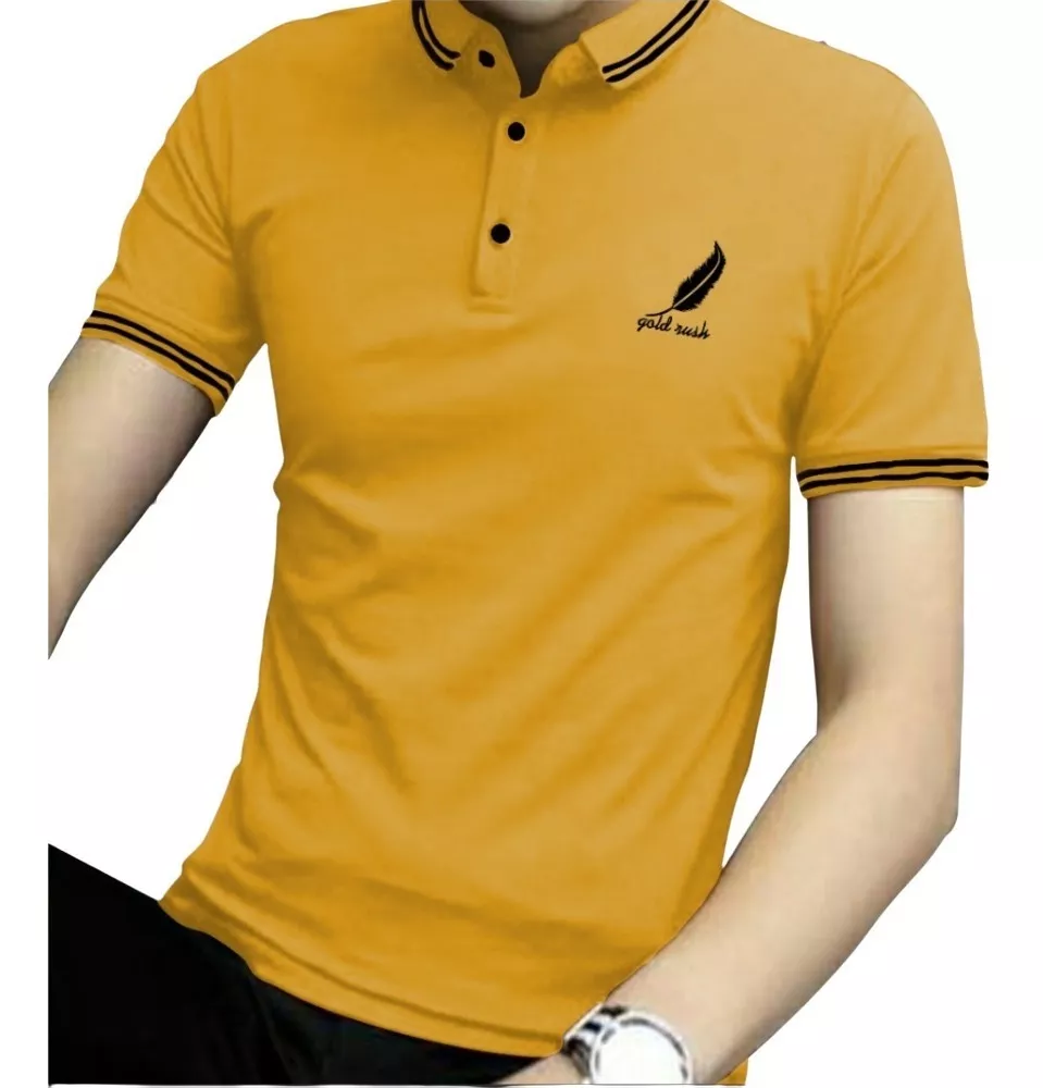 POLOS CAMISEROS MANGA CORTA PARA HOMBRES, POLO SLIM FIT - 1