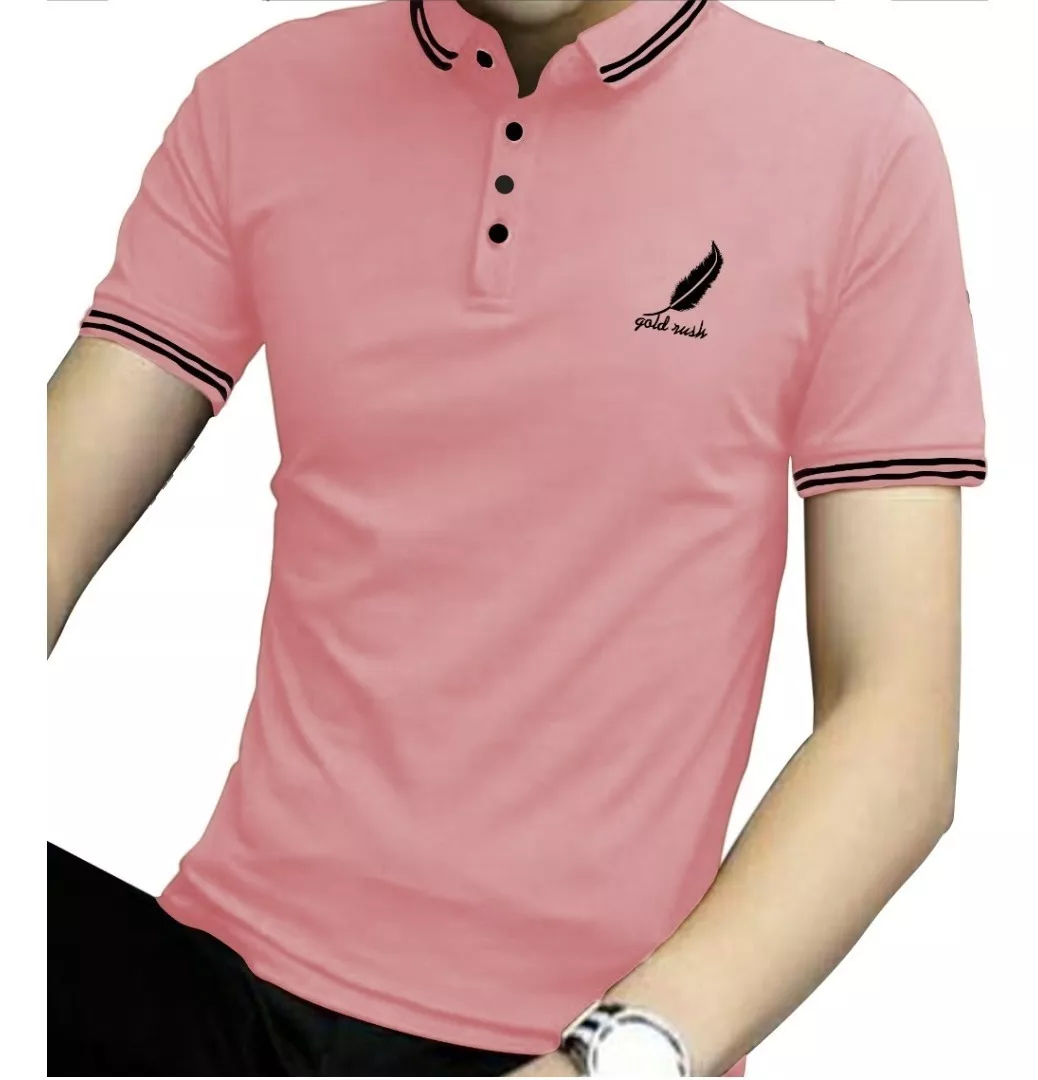POLOS CAMISEROS MANGA CORTA PARA HOMBRES, POLO SLIM FIT - 1