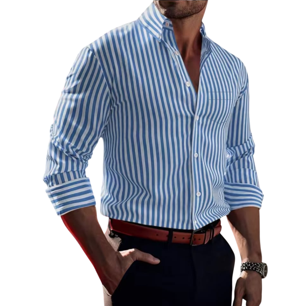 CAMISAS DE VESTIR A RAYAS DE CABALLEROS - 1
