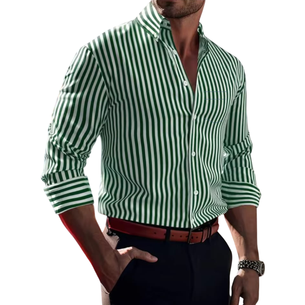 CAMISAS DE VESTIR A RAYAS DE CABALLEROS - 1