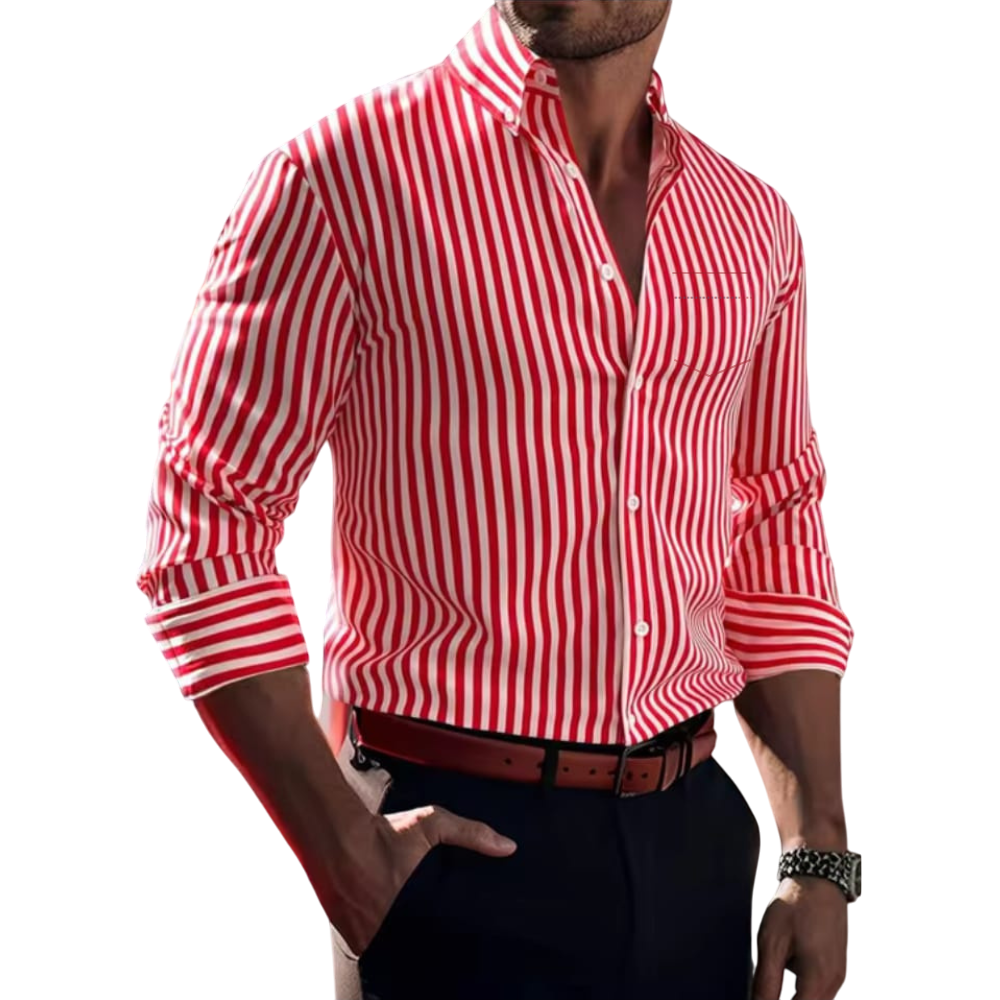CAMISAS DE VESTIR A RAYAS DE CABALLEROS - 1