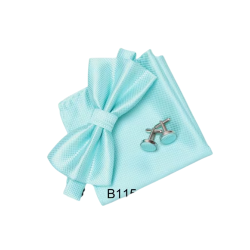 SET CORBATA MICHI, PAÑUELOS MÁS GEMELOS - 1