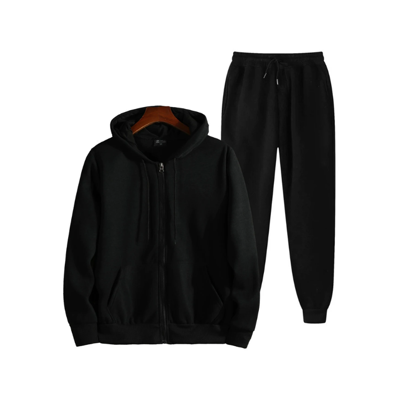 CONJUNTO CASACA MÁS BUZO DE ALGODÓN PARA HOMBRE - 1
