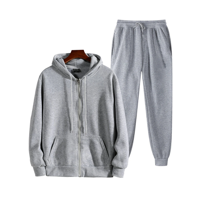 CONJUNTO CASACA MÁS BUZO DE ALGODÓN PARA HOMBRE - 1