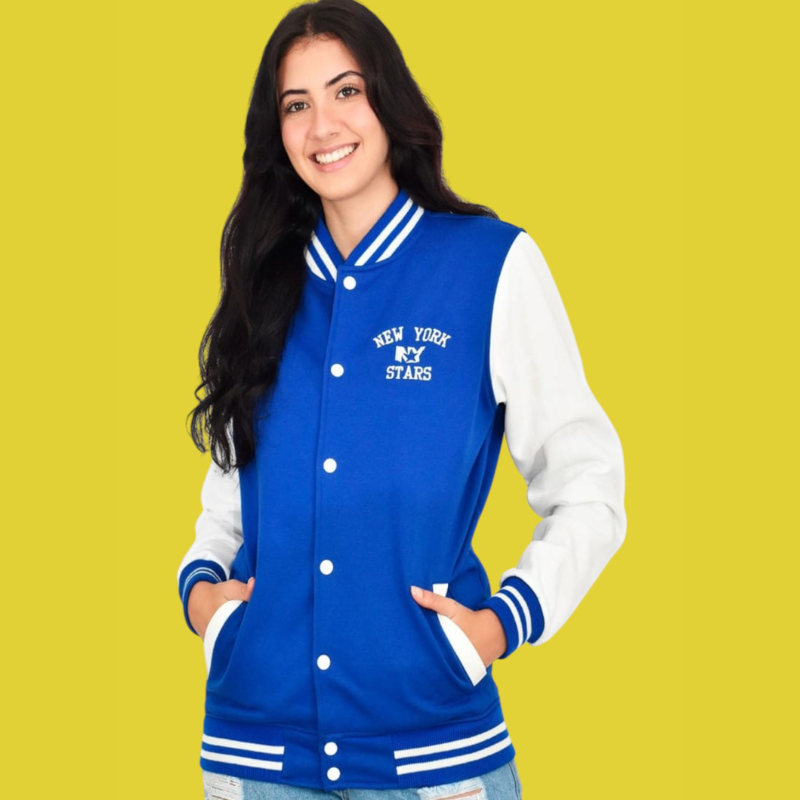CASACA BEÍSBOL PARA MUJER ESTILO URBANO Y JUVENIL - 1