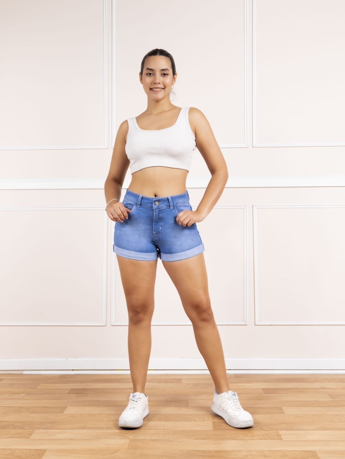 SHORES JEANS STRECH PARA MUJER - 1