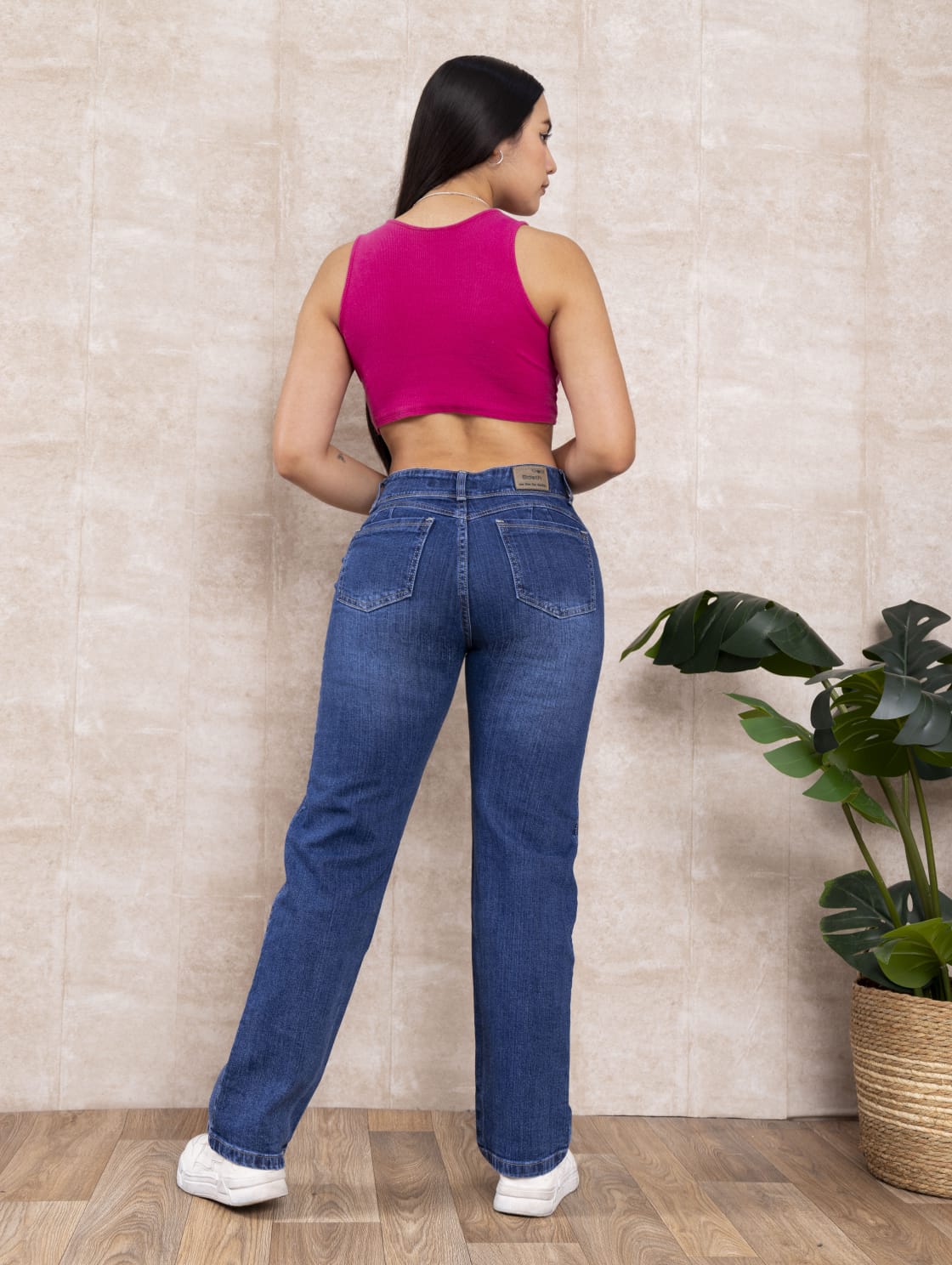 PANTALÓN JEANS CONFORT CLÁSICO PARA MUJER - 1