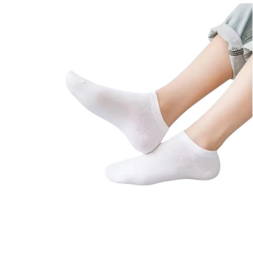 1 DOCENA DE MEDIAS/CALCETINES TOBILLERAS DE ALGODÓN PARA MUJER - 1