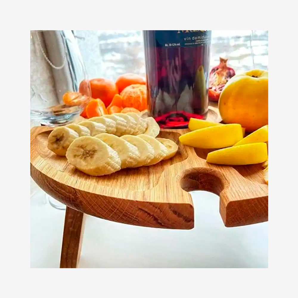 MESA PLEGABLE PARA QUESOS Y VINO - 3