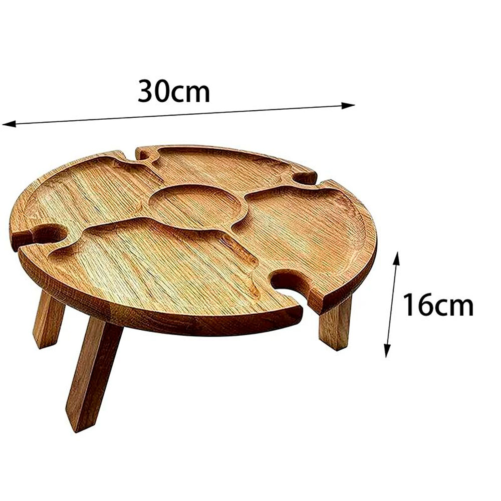 MESA PLEGABLE PARA QUESOS Y VINO - 5