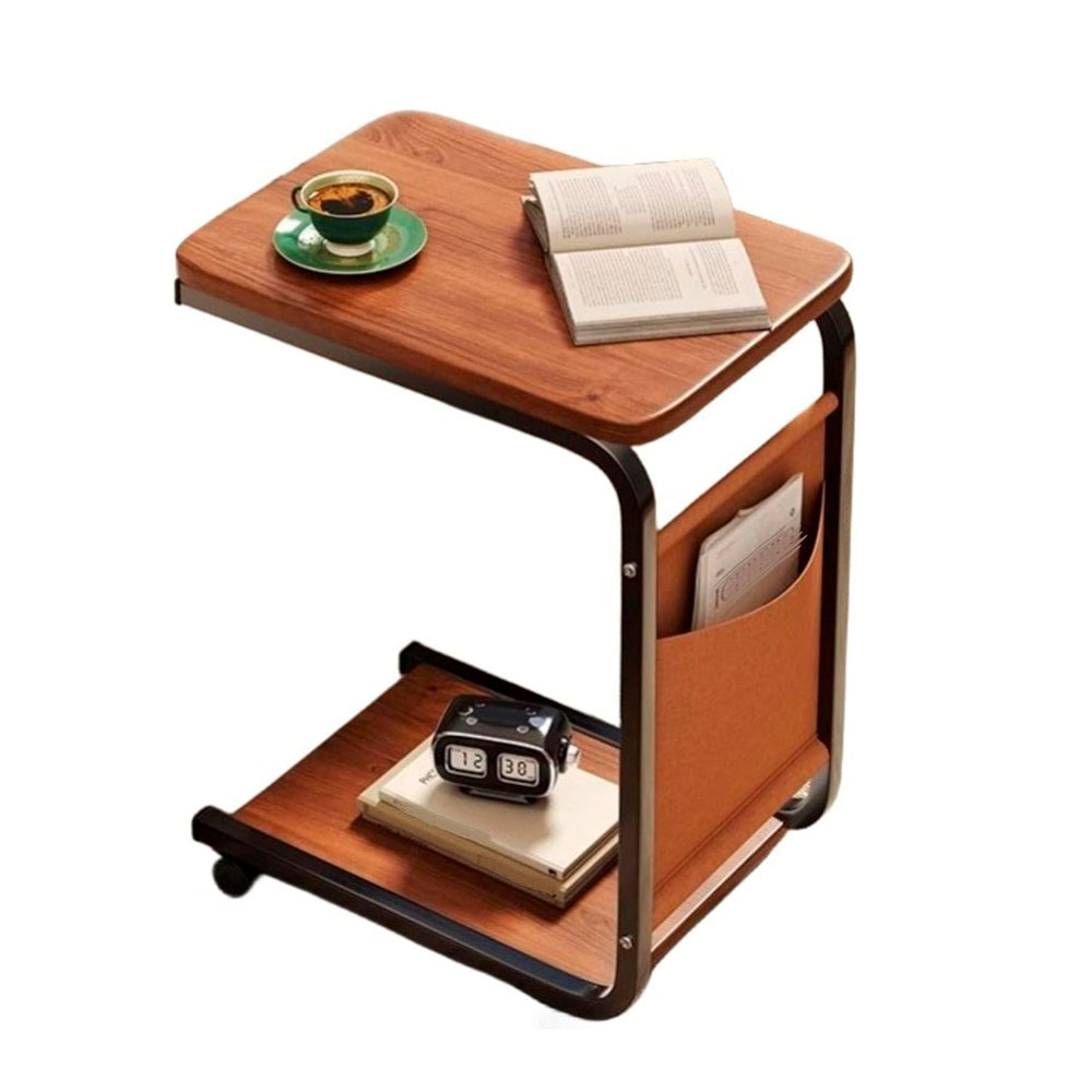MESA AUXILIAR CON RUEDAS 2 NIVELES AJUSTABLE - 3