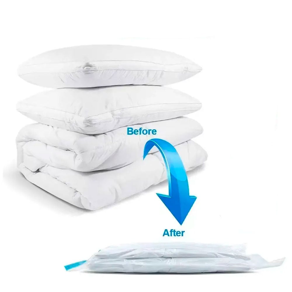 PACK SET X 5 BOLSAS AL VACIO + SUCCIONADOR PARA GUARDAR - 2