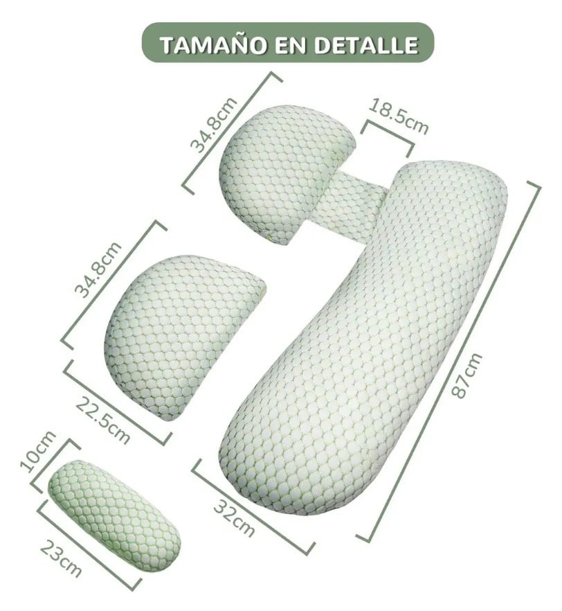 ALMOHADA DE EMBARAZO DESMONTABLE MULTIUSO - 4