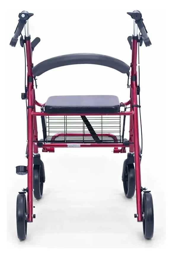 ANDADOR ORTOPÉDICO CON 4 RUEDAS, FRENO Y ASIENTO - 2