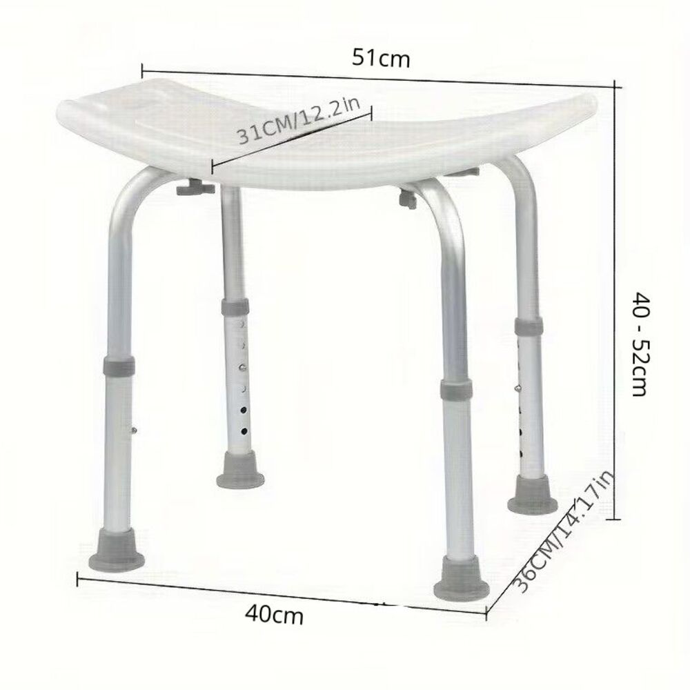SILLA DE DUCHA AJUSTABLE PARA ADULTO MAYOR - 5