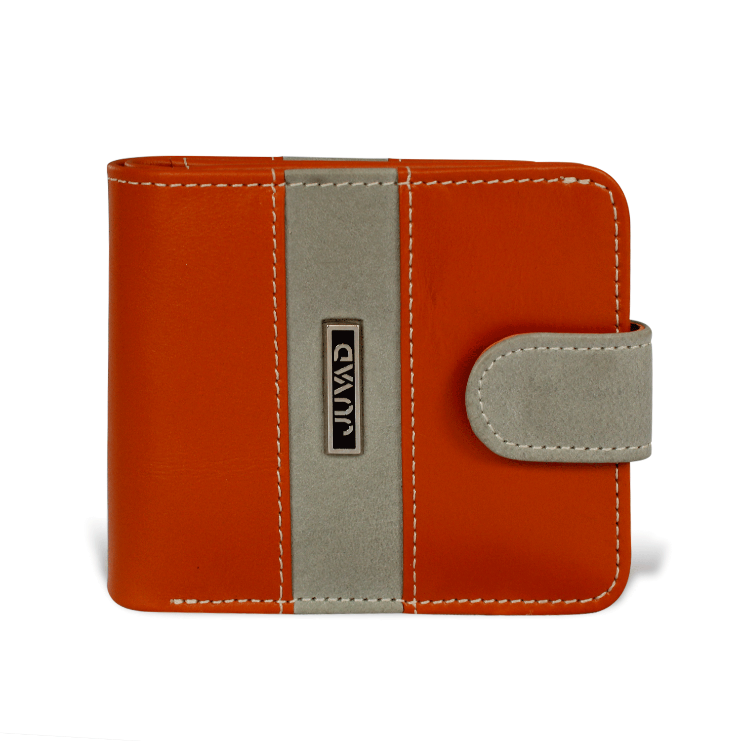 MONEDERO JUVAD CUERO NARANJA BAKER - 1
