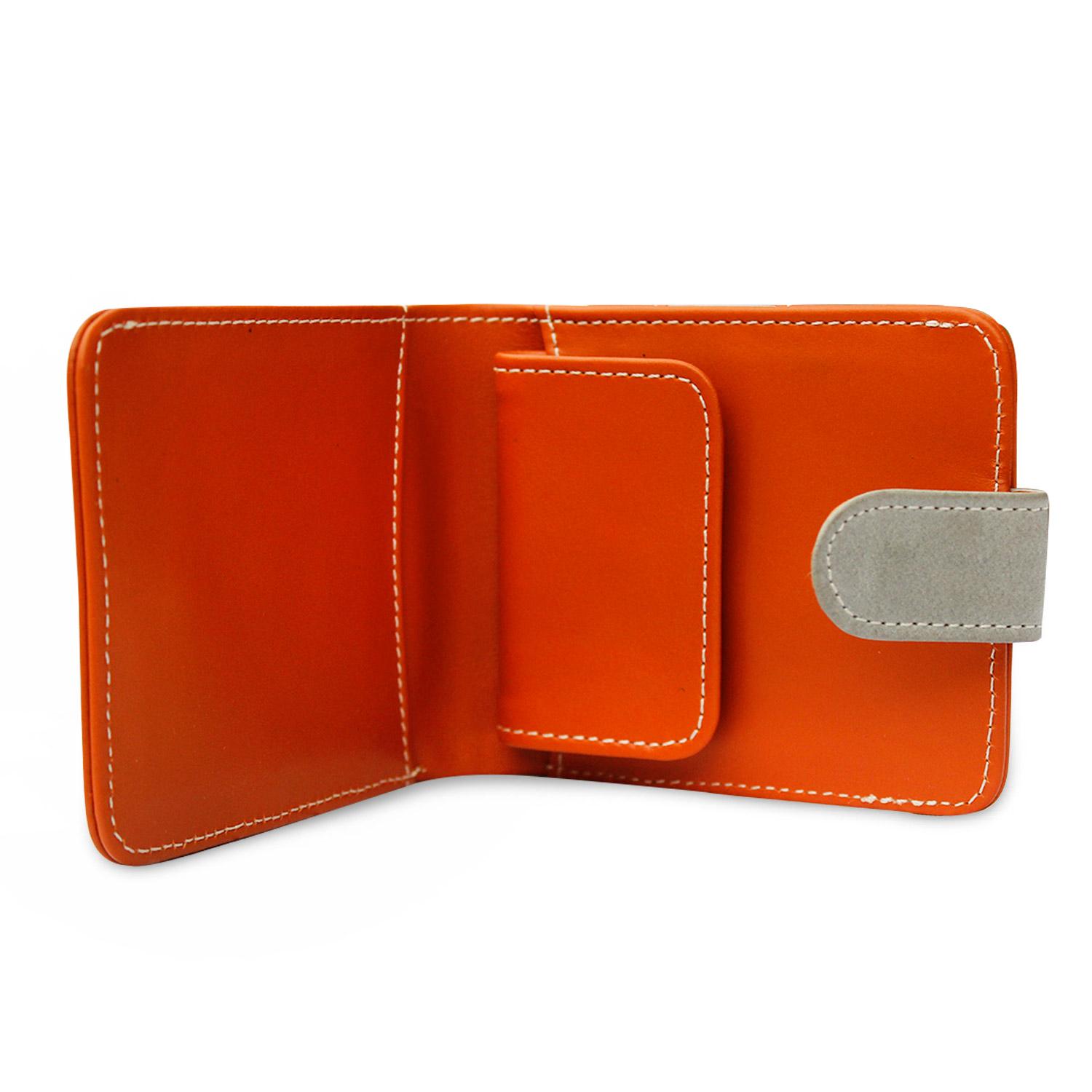 MONEDERO JUVAD CUERO NARANJA BAKER - 5