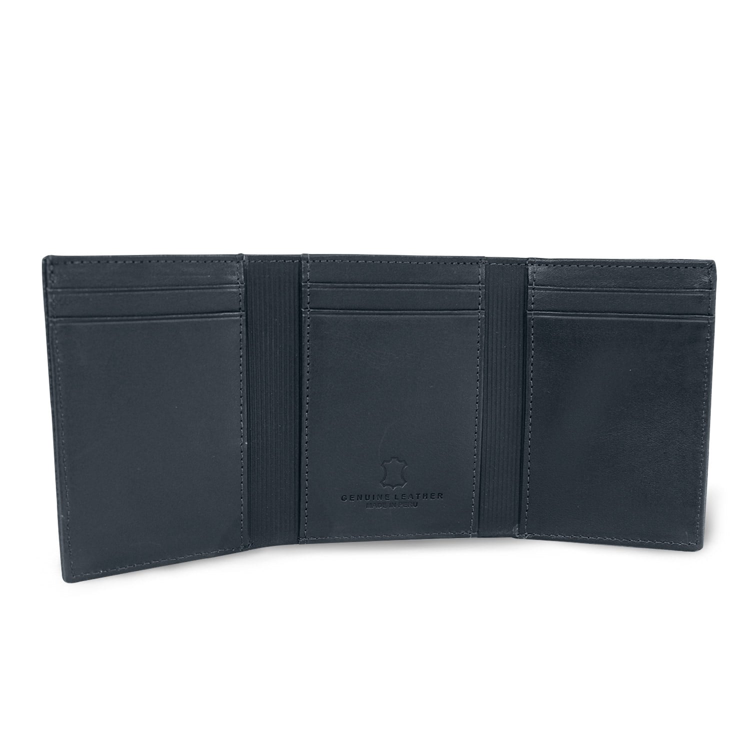 BILLETERA JUVAD CUERO AZUL MILAND - 5