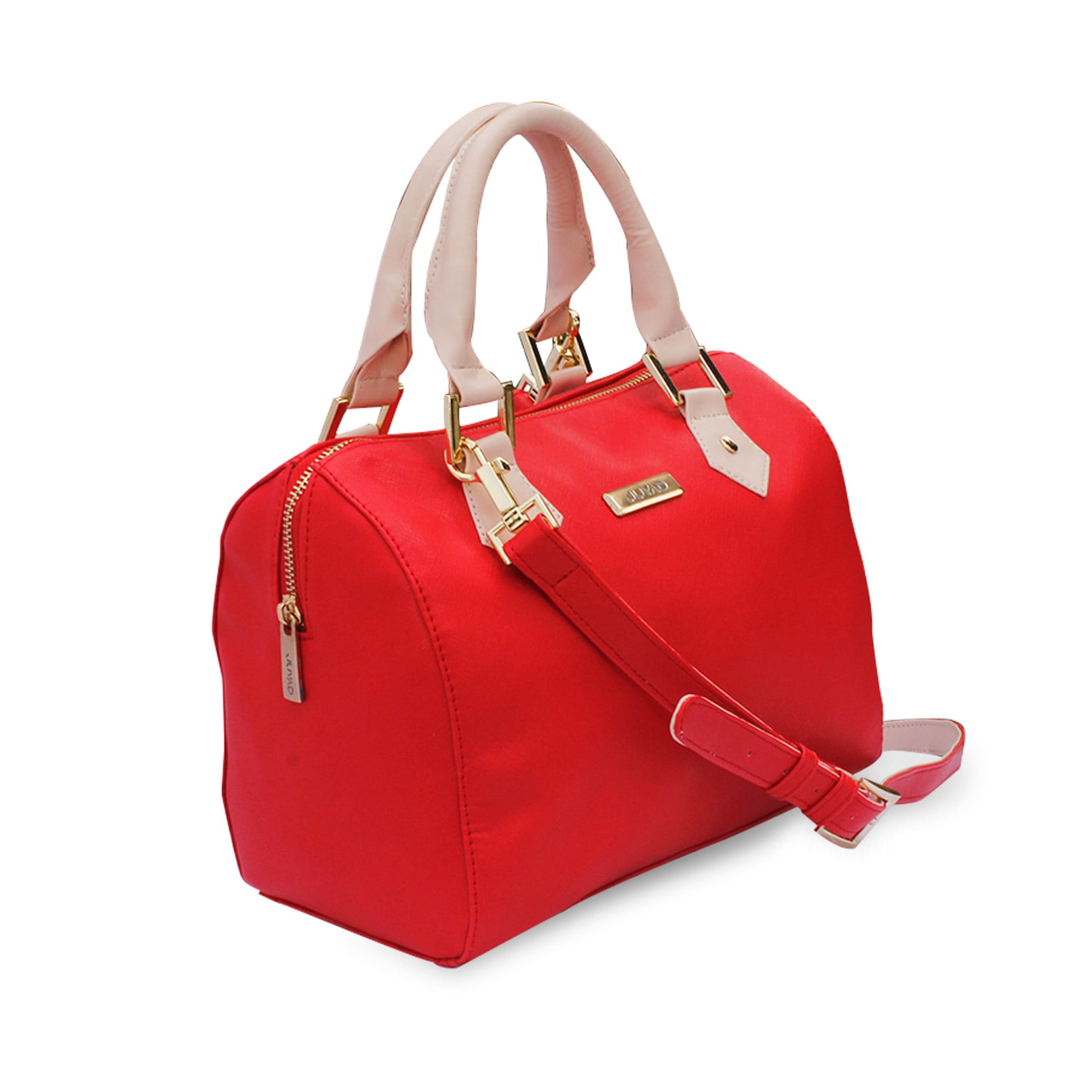 CARTERA JUVAD ROJO DAMA BOWLING MICHELL - 1