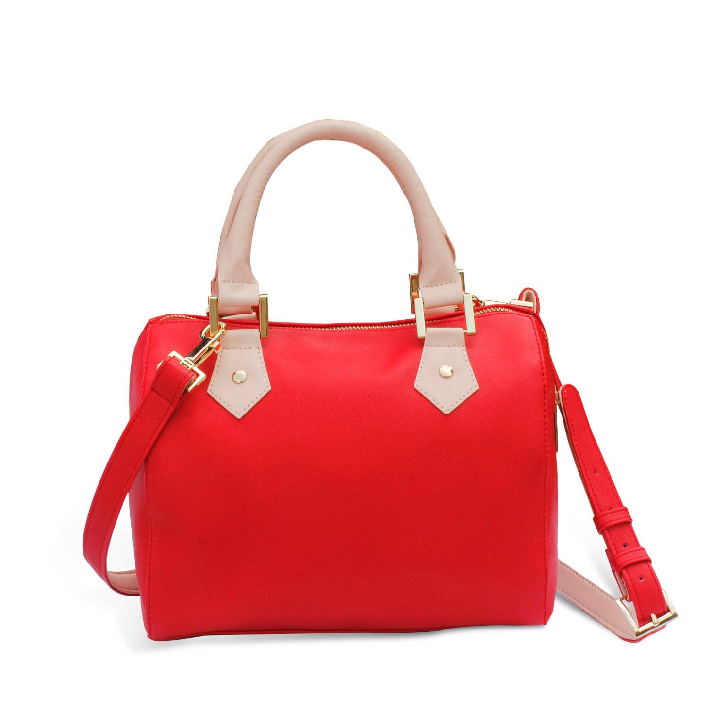 CARTERA JUVAD ROJO DAMA BOWLING MICHELL - 5