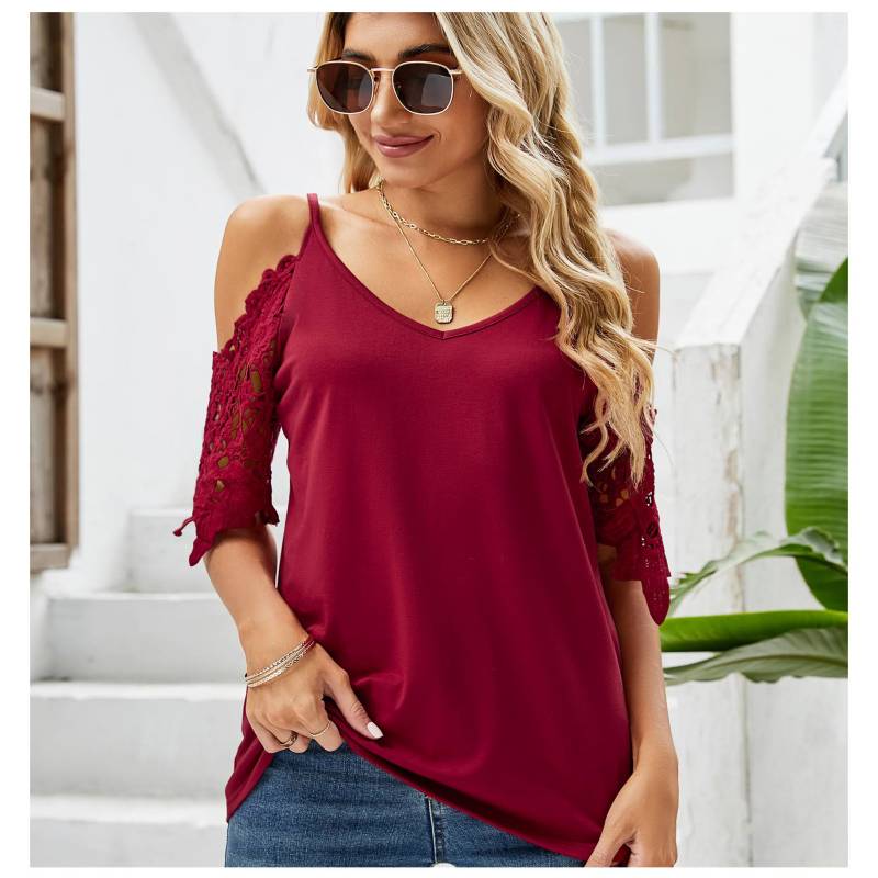 POLO MANGA CORTA MUJER RINODERINA NVSY004 CASUAL SEXY - 2