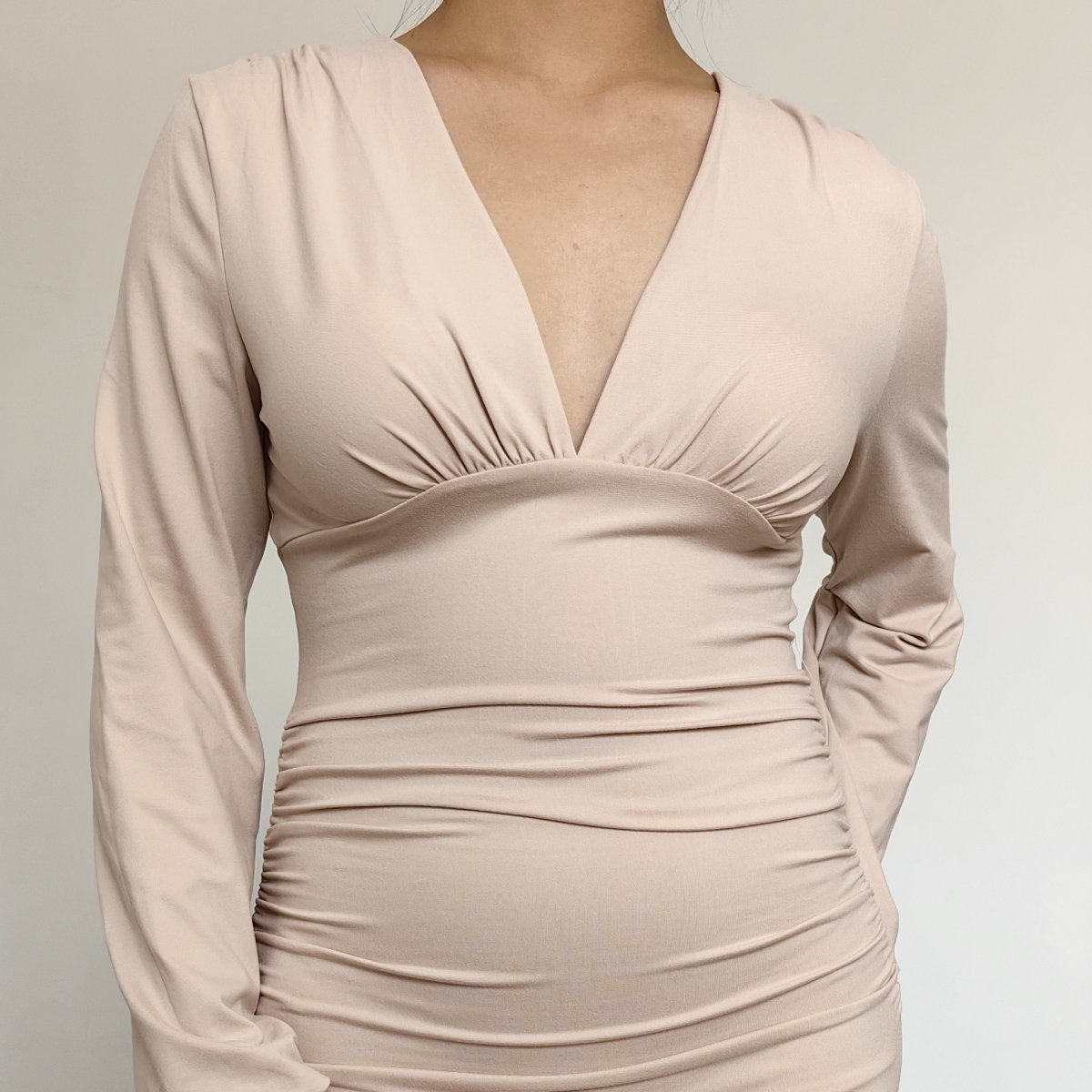 VESTIDO MUJER RINODERINA VT123 ELEGANTES TEJIDOS ELÁSTICOS CÓMODOS REGALO - 4
