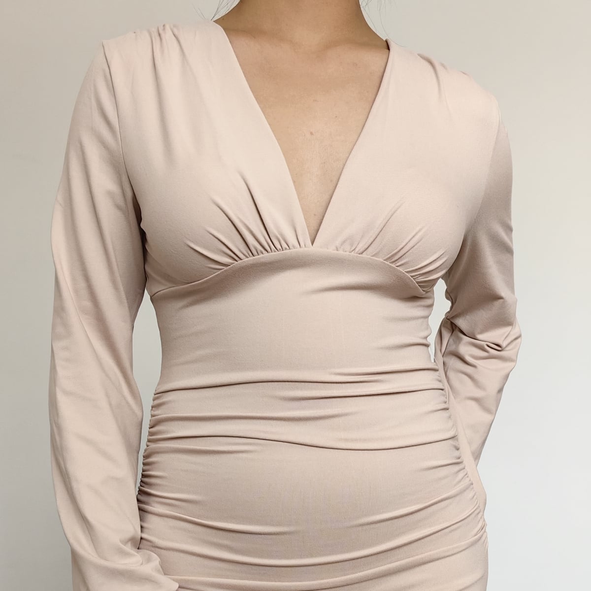 VESTIDO MUJER RINODERINA VT123 ELEGANTES TEJIDOS ELÁSTICOS CÓMODOS REGALO - 4