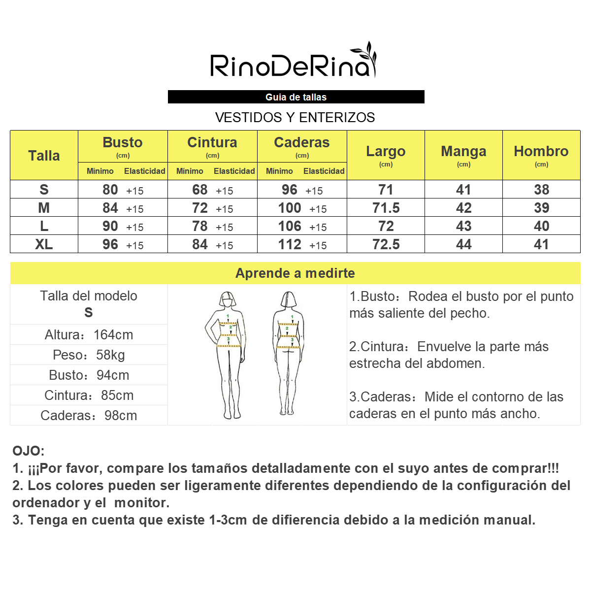 VESTIDO MUJER RINODERINA VT0159 ELEGANTES ENCAJE BORDADO REGALO - 6