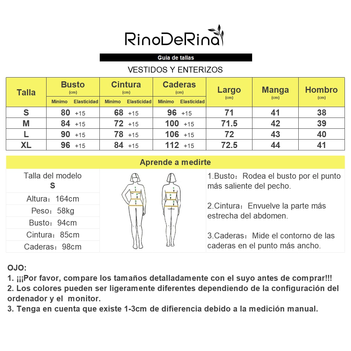 VESTIDO MUJER RINODERINA VT0159 ELEGANTES ENCAJE BORDADO REGALO - 6