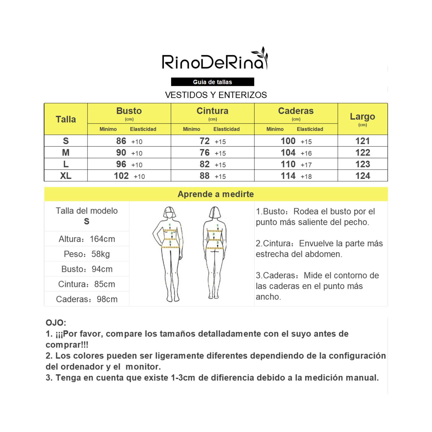 VESTIDO MUJER RINODERINA VT859 ELEGANTES TELA ELÁSTICA BRILLANTE REGALO - 6