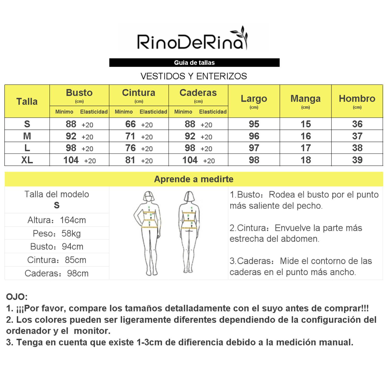 VESTIDO MUJER RINODERINA VT2413 MODA TELA ELÁSTICA PERLAS REGALO - 6