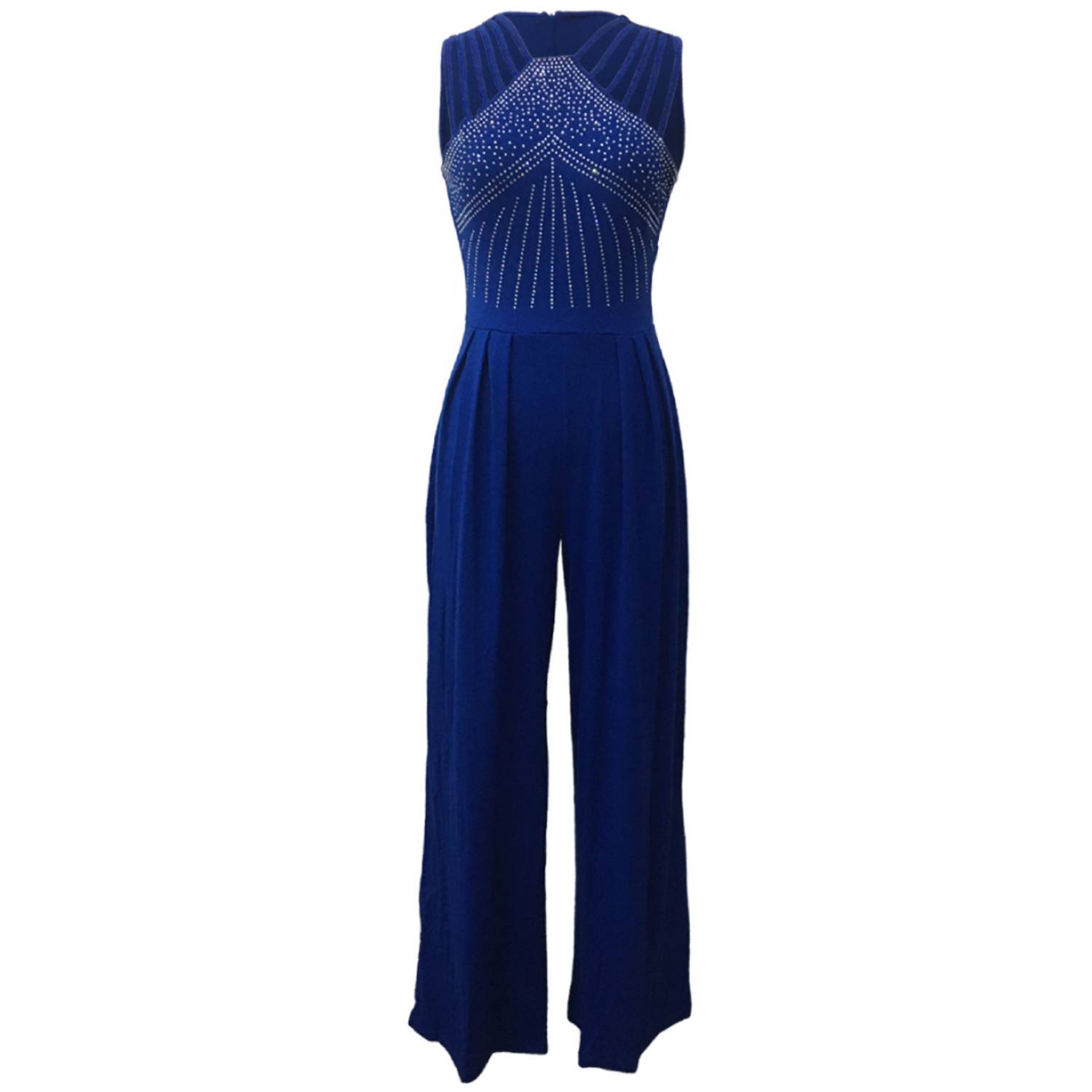 ENTERIZO MUJER RINODERINA ET109 FORMAL MODA TEJIDO ELÁSTICO REGALO - 2