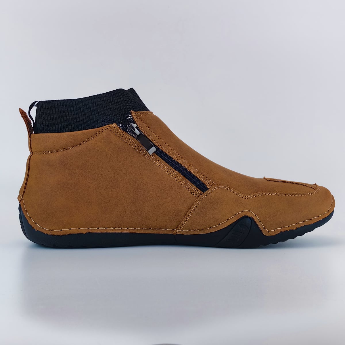 BOTINES CASUALES HOMBRE RINODERINA MICROFIBRA MARRÓN ZC8021 - 8