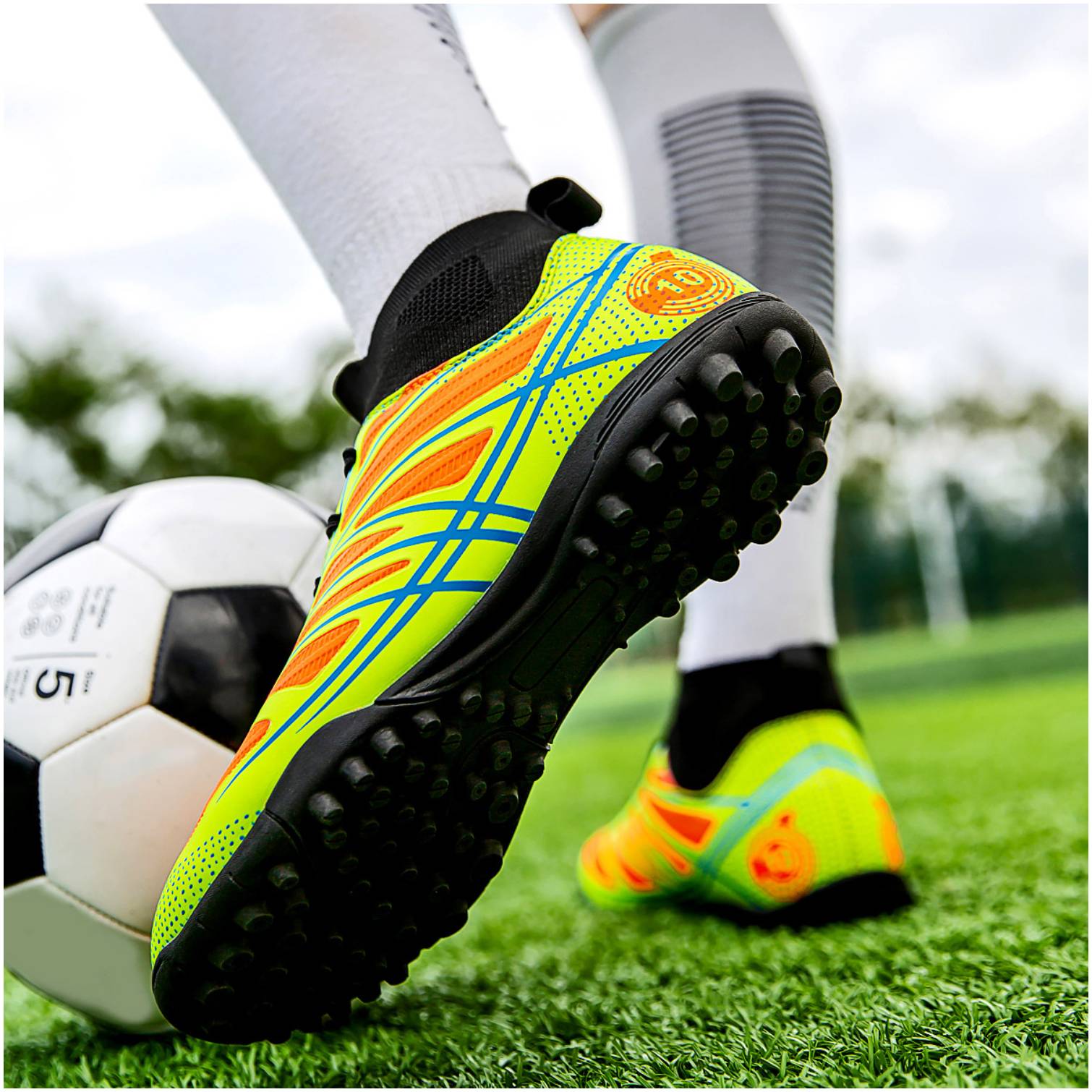 ZAPATILLAS UNISEX CURMOON CHIMPUNES ZF8026 FÚTBOL ALTA CALIDAD REGALO - 4