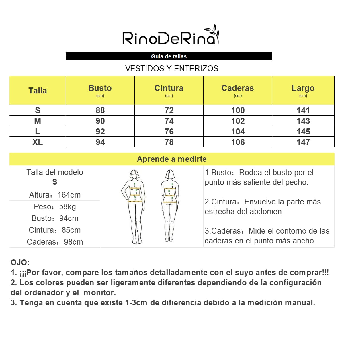 VESTIDO MUJER RINODERINA VT149 ELEGANTE FIESTA CON ABERTURA - 6