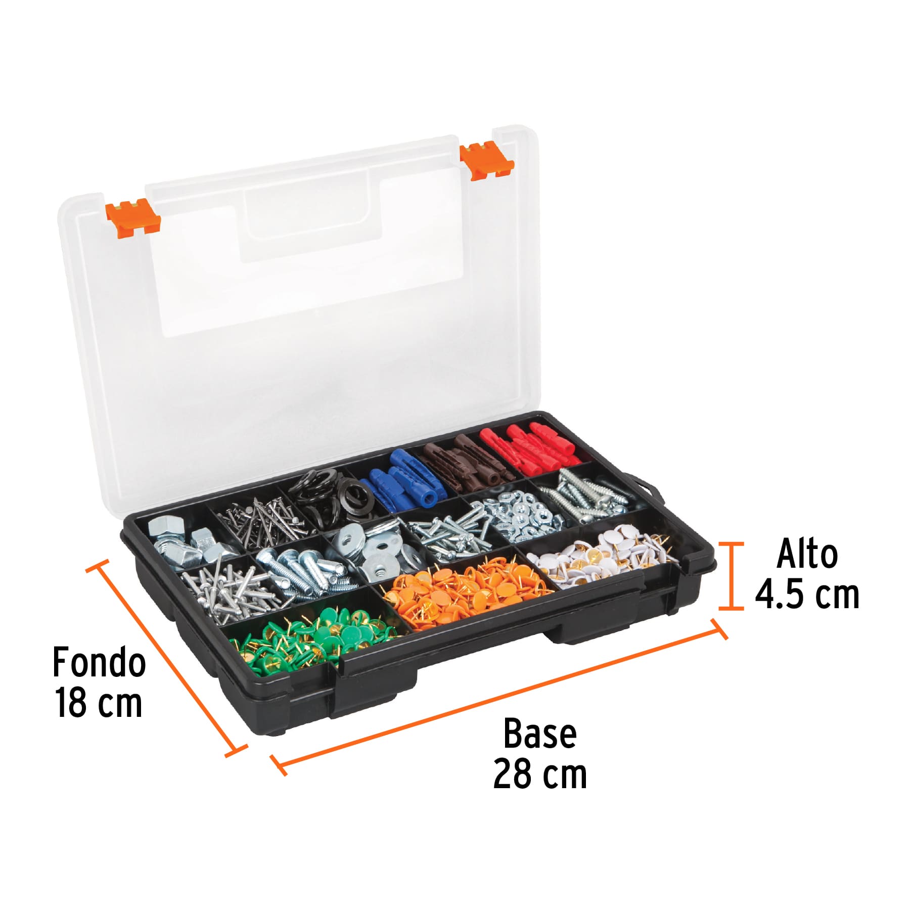 ORGANIZADOR 11 PULGADAS 15 COMPARTIMENTOS TRUPER - 4