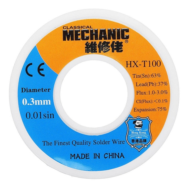 ROLLO DE ESTAÑO MECHANIC 0.3MM/0.5MM 50G - 1