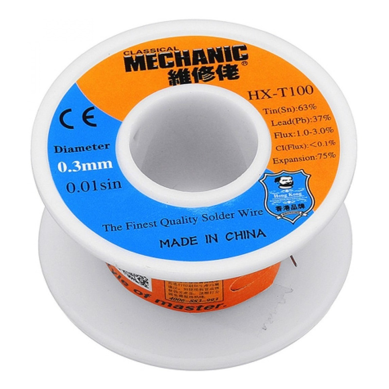ROLLO DE ESTAÑO MECHANIC 0.3MM/0.5MM 50G - 2